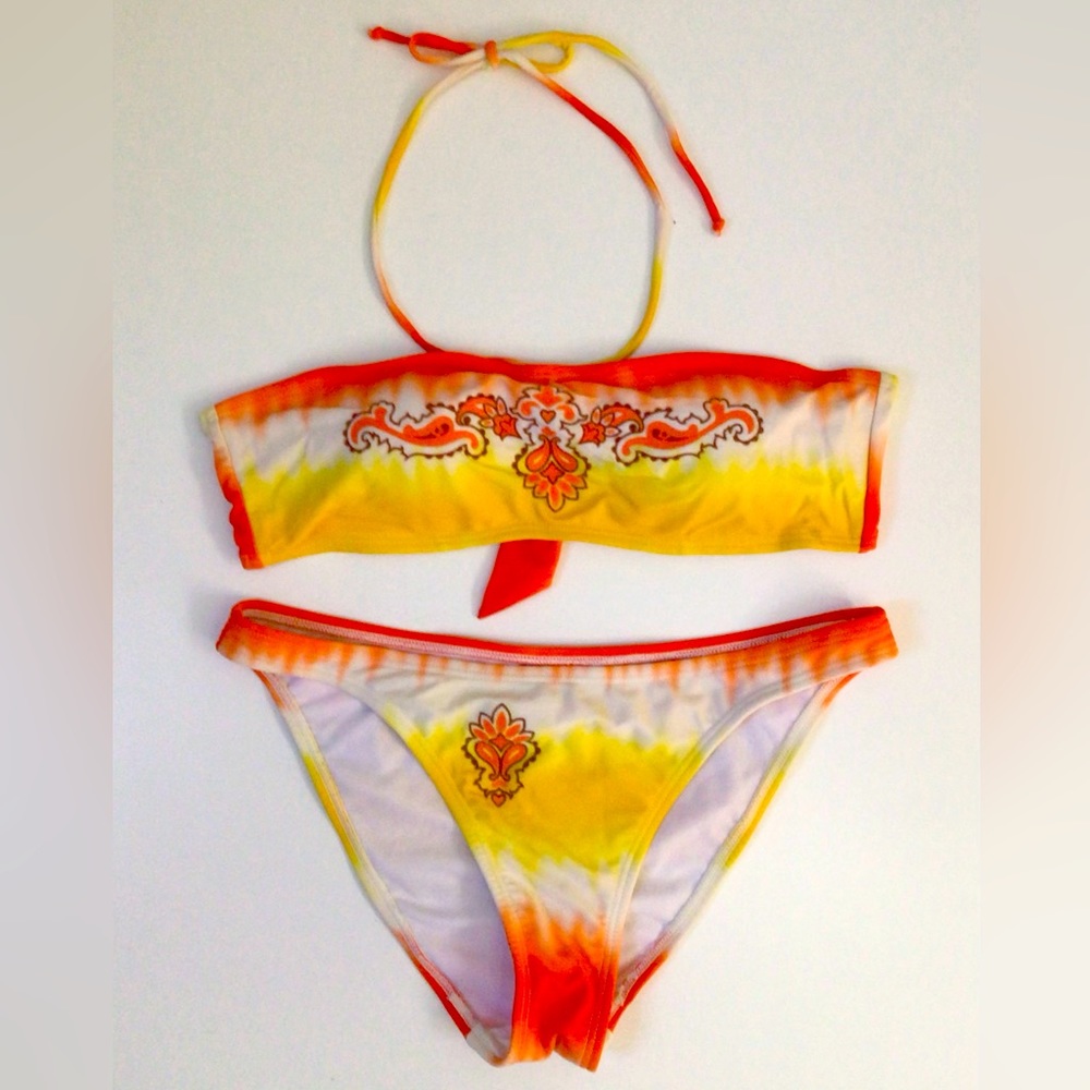 Bare Assets 2-Piece Swimsuit Set / Bandeau Top & Bikini Bottom